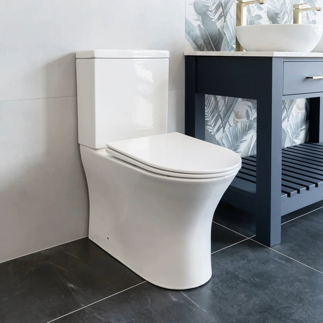 Minuto 400mm Floor Standing Vanity &amp; Toilet - Anthracite