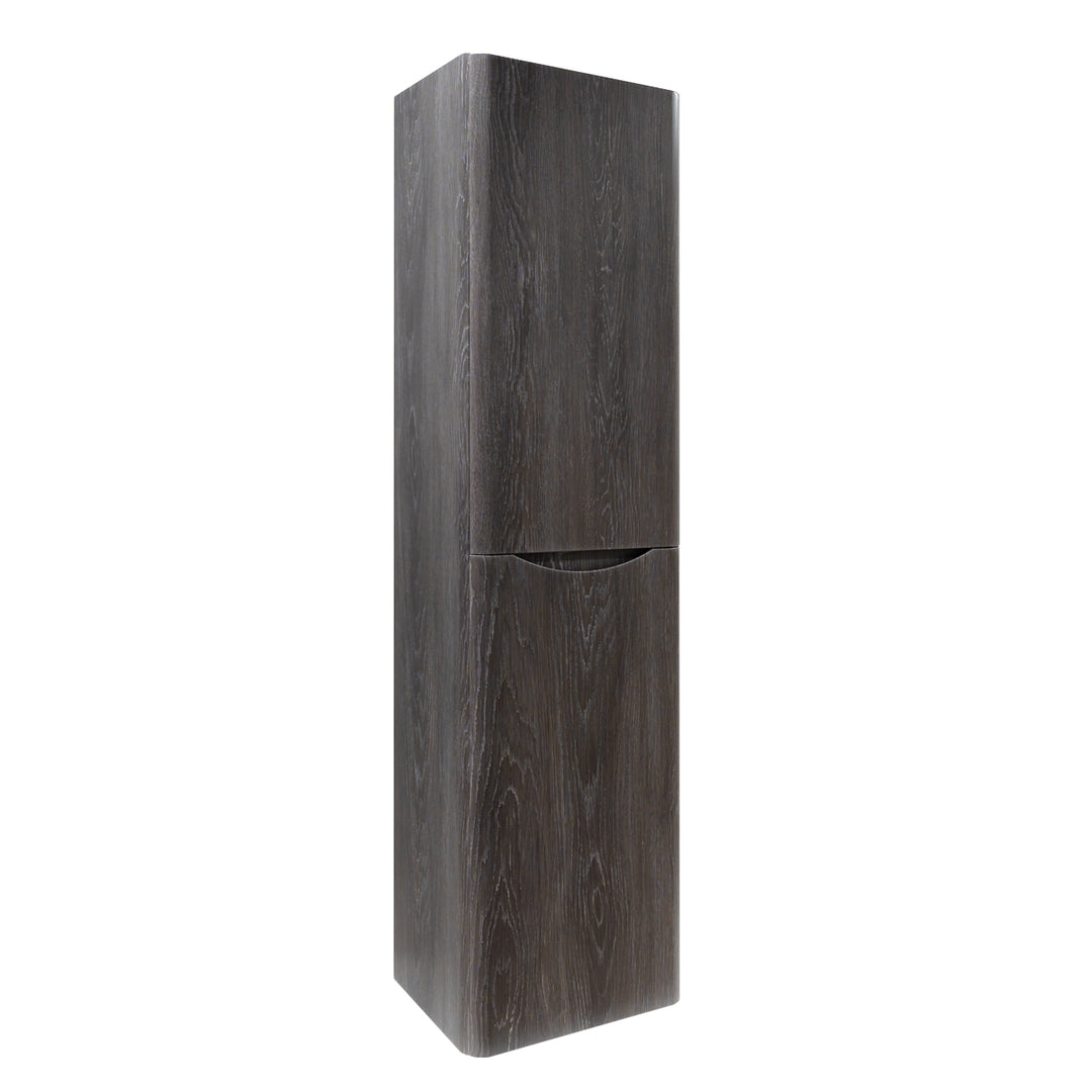 Baltimore 1500mm Wall Hung Storage Cabinet - Graphite Oak