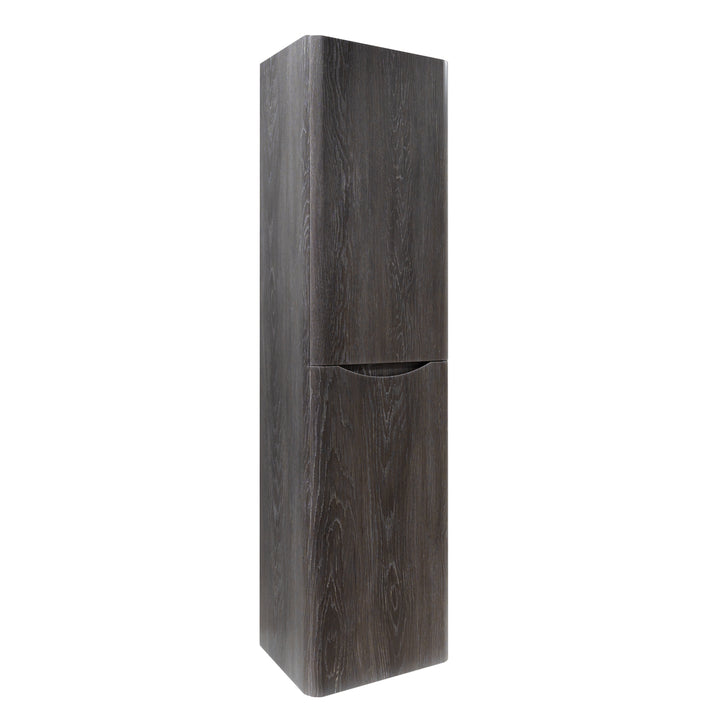 Baltimore 1500mm Wall Hung Storage Cabinet - Graphite Oak