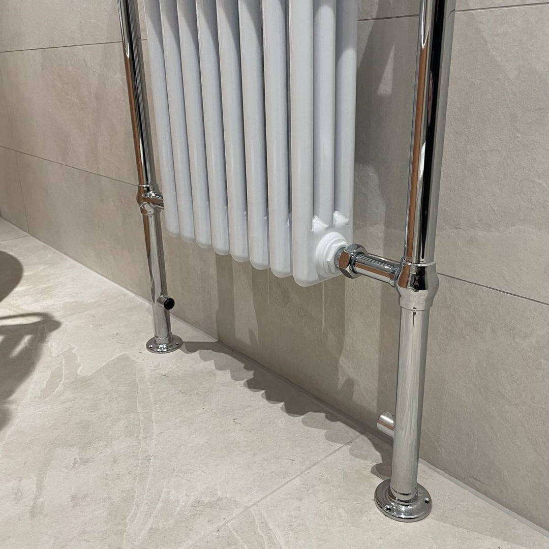 Traditional English Balmoral Cast Iron Bathroom Radiator