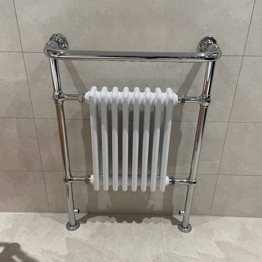 Traditional English Balmoral Cast Iron Bathroom Radiator