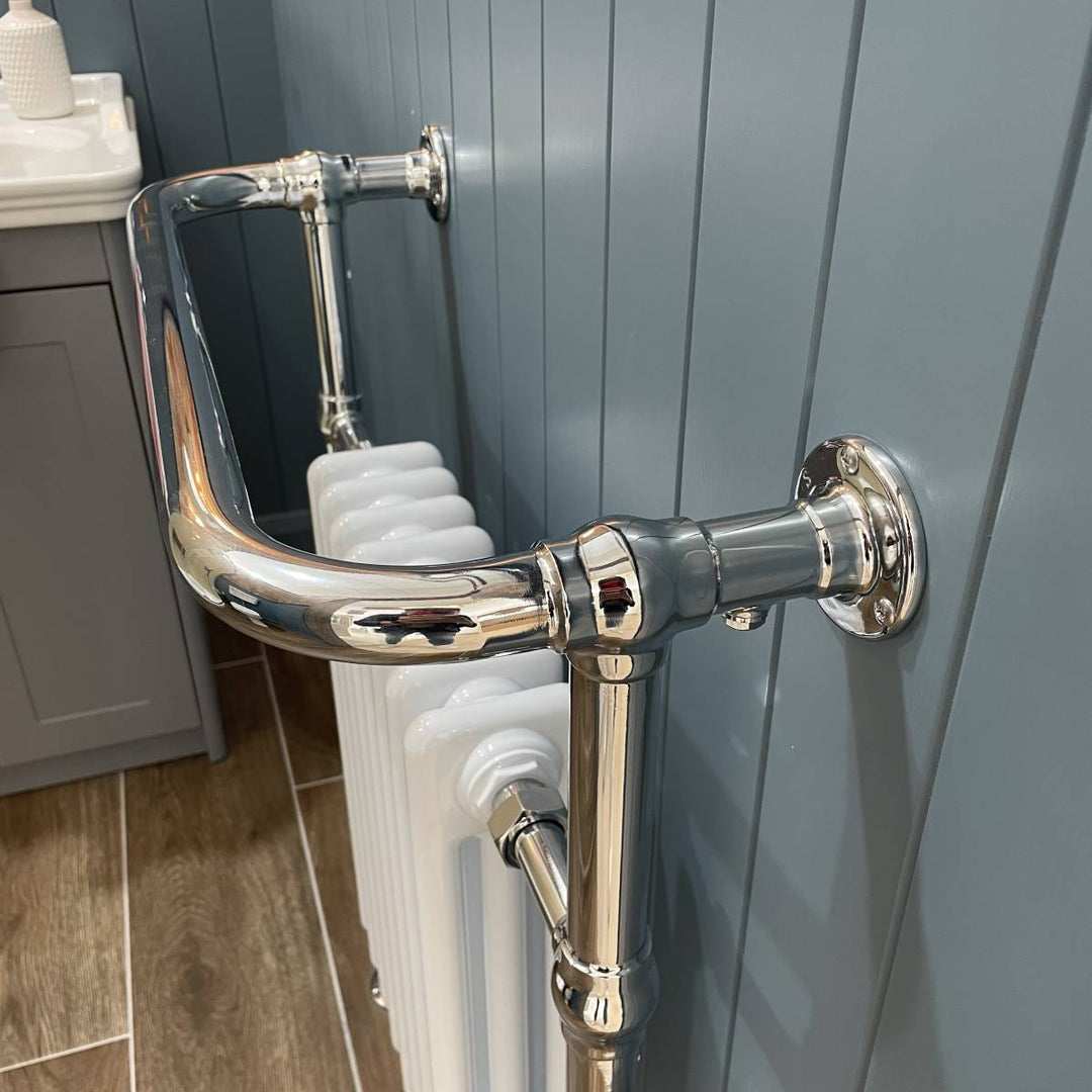 Traditional English Balmoral Cast Iron Bathroom Radiator