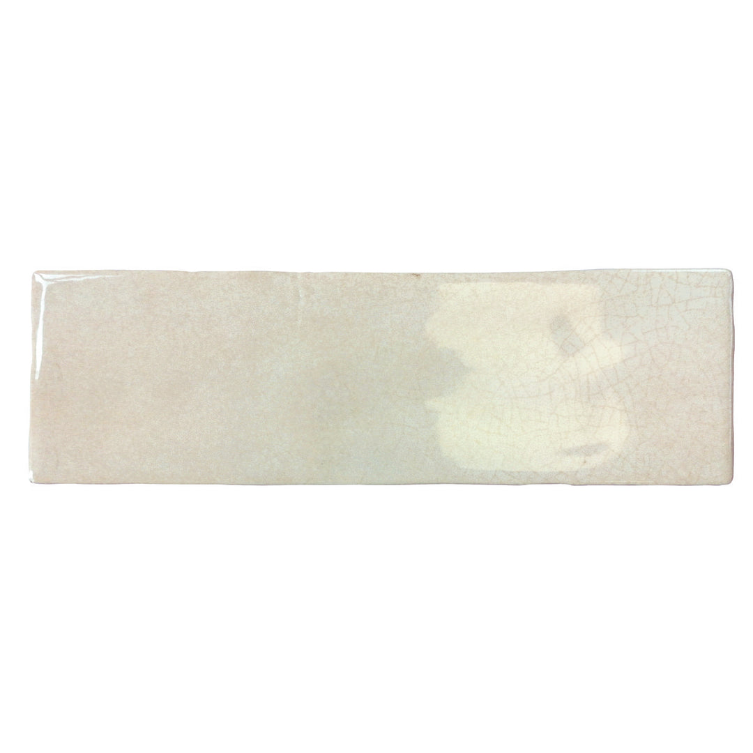 Borgo Crackle Soft White 6.5 x 20cm White Body Wall Tile -0.36sqm perbox