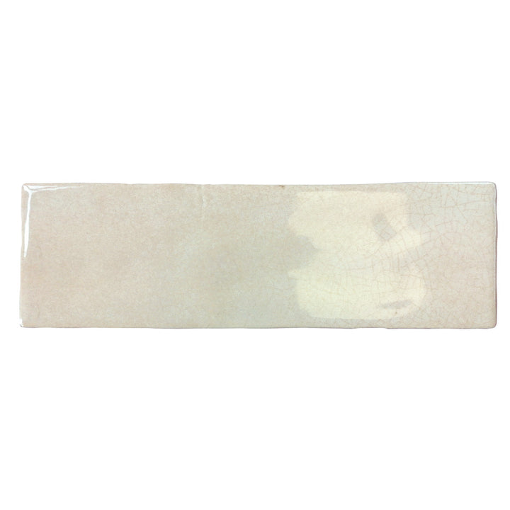 Borgo Crackle Soft White 6.5 x 20cm White Body Wall Tile -0.36sqm perbox