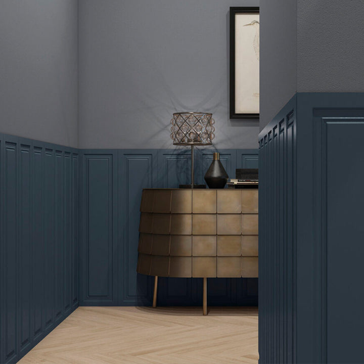 Boiserie Indigo 30 x 120cm Matt Panel Effect Wall Tile - 1.44sqm perbox