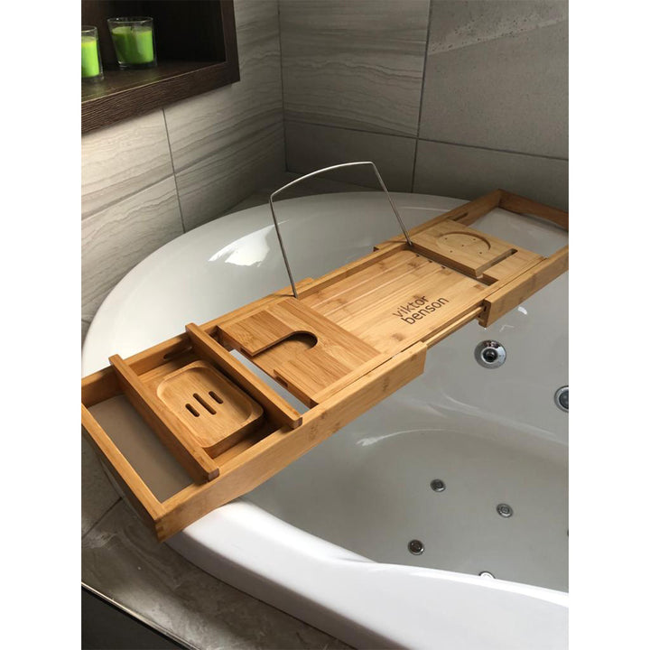 Viktor Benson Bamboo Bath Caddy &amp; Bath Board