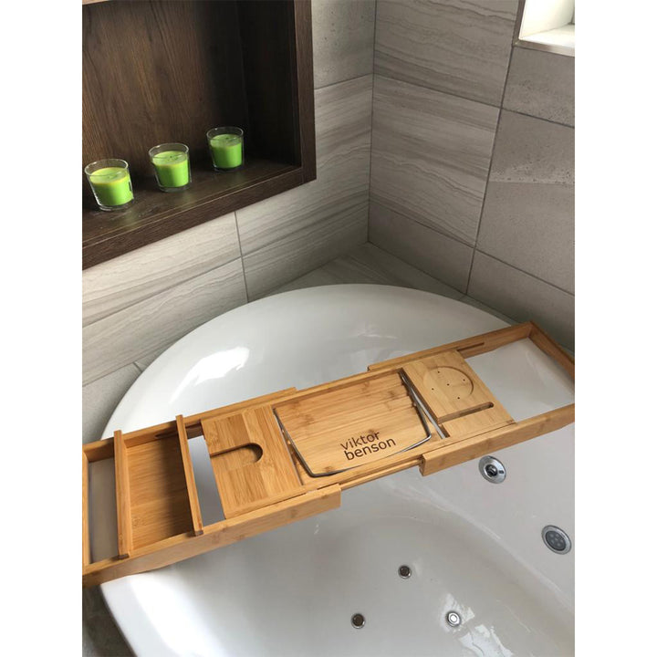 Viktor Benson Bamboo Bath Caddy &amp; Bath Board
