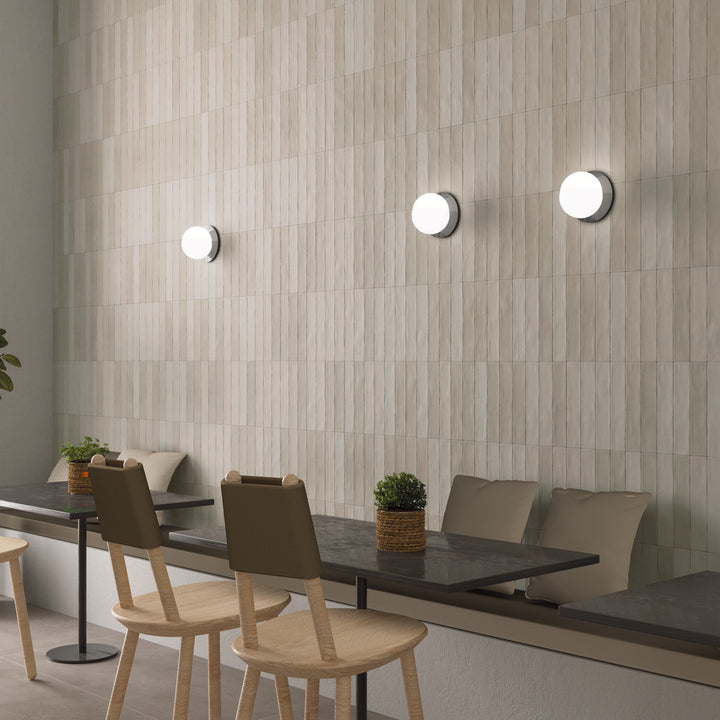 Downtown Matt Gris Grey 5 x 25cm Porcelain Wall Tile - 0.75sqm perbox