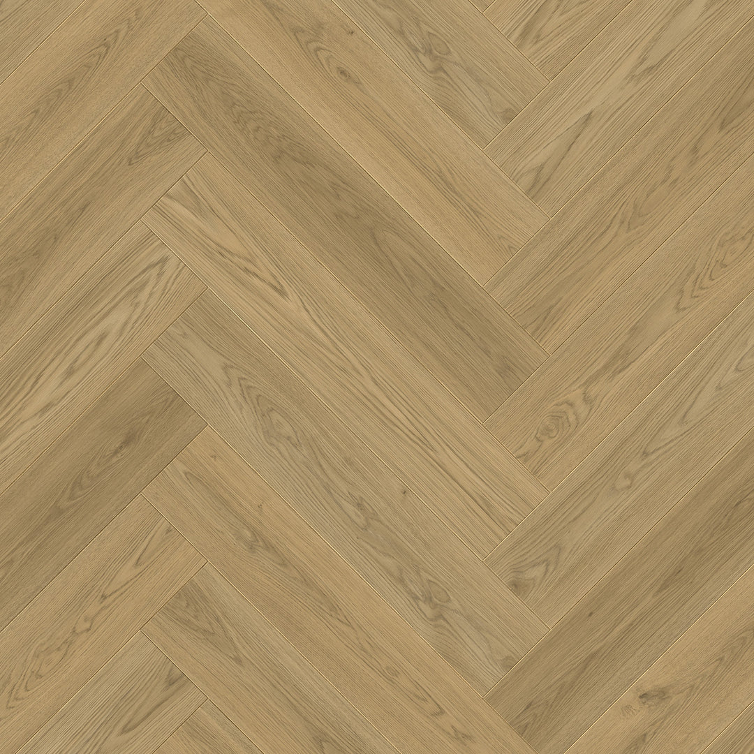 Pergo Waterproof Vinyl Herringbone Flooring - Vorma Pad Pro Beige Norwegian Oak - 630mm x 126mm - 0.794m2 per pack