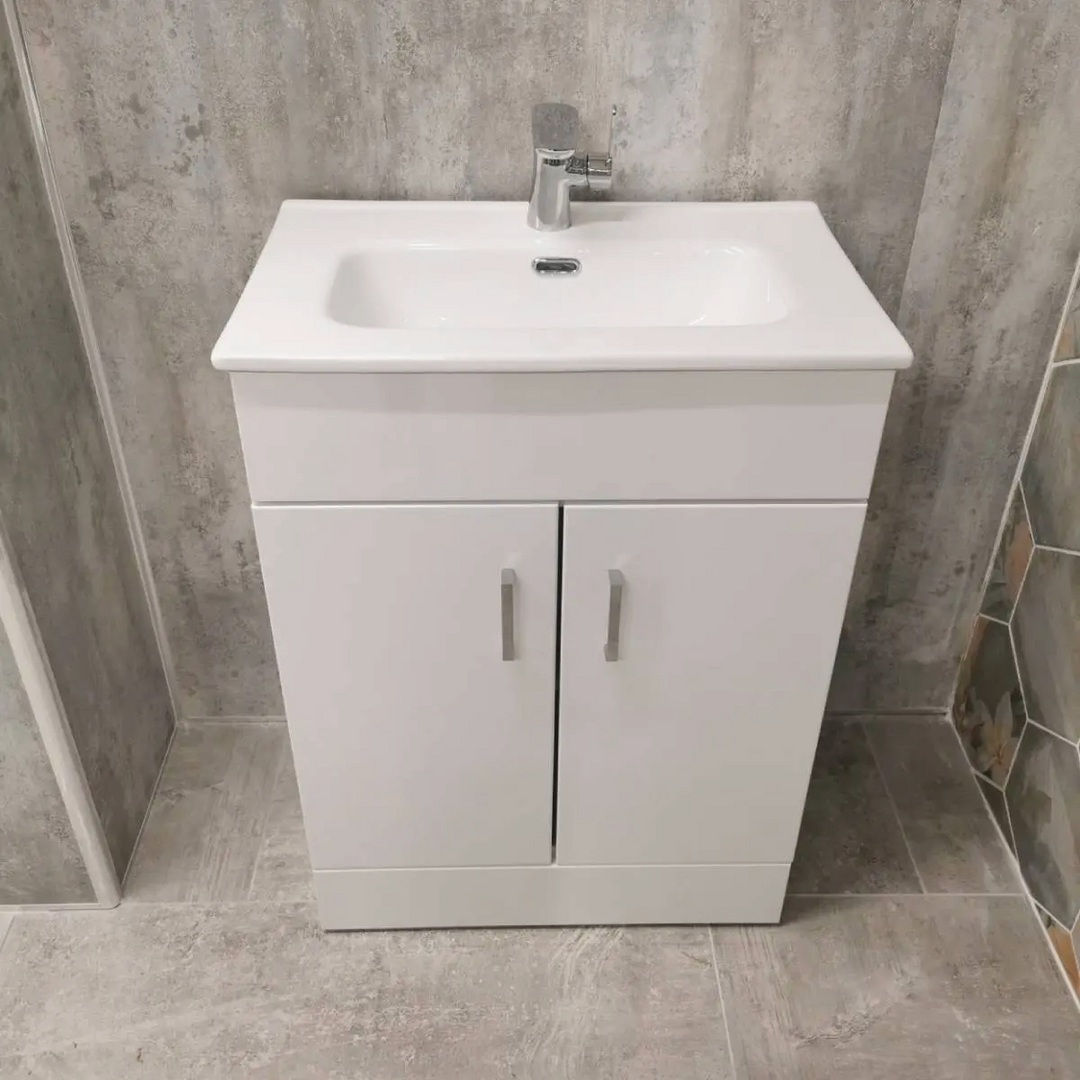 Nuie Freya with Luca Mirror and Vanity Unit Bundle