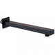 Black Square Wall Mounted Wall Arm
