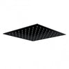 Black Square 200mm Fixed Shower Head