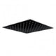 Black Square 200mm Fixed Shower Head