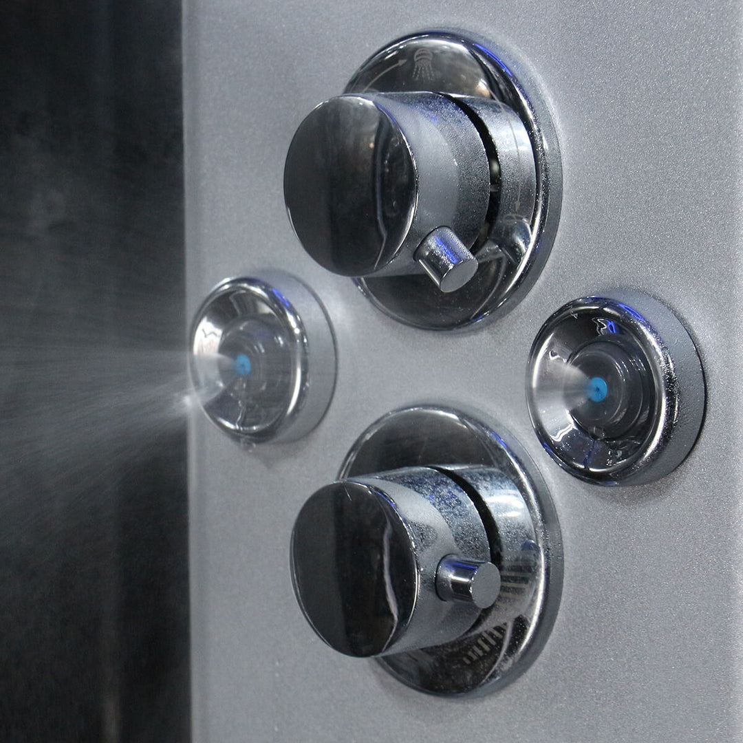 Insignia Premium 800mm Quadrant Steam Shower Enclosure with Chrome Frame/Clear Glass PR8-QCF-CG-S