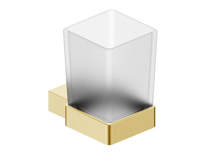 Eliseo Ricci Exclusiv Brushed Brass Tumbler Holder
