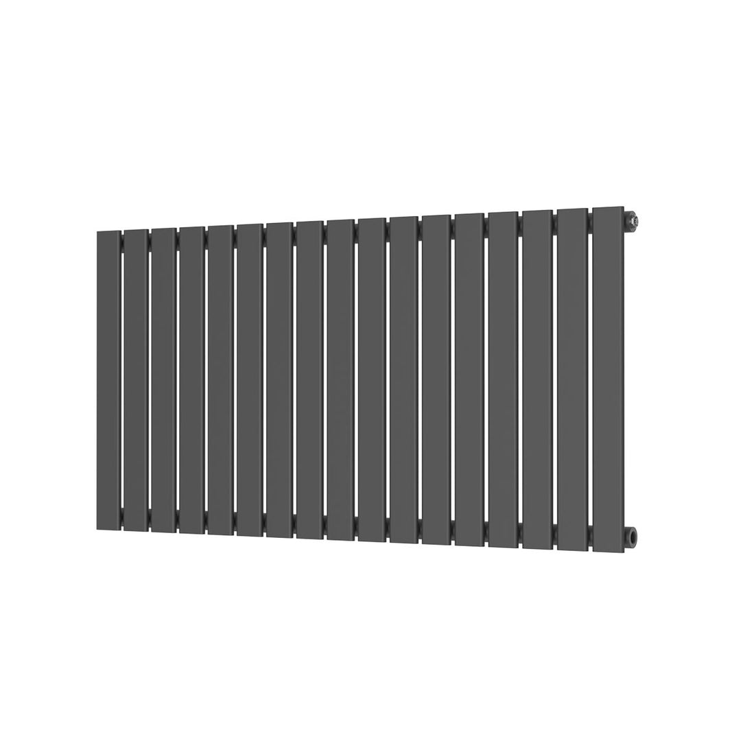 Alonso Single Horizontal 600mm x 1158mm Designer Radiator - Anthracite