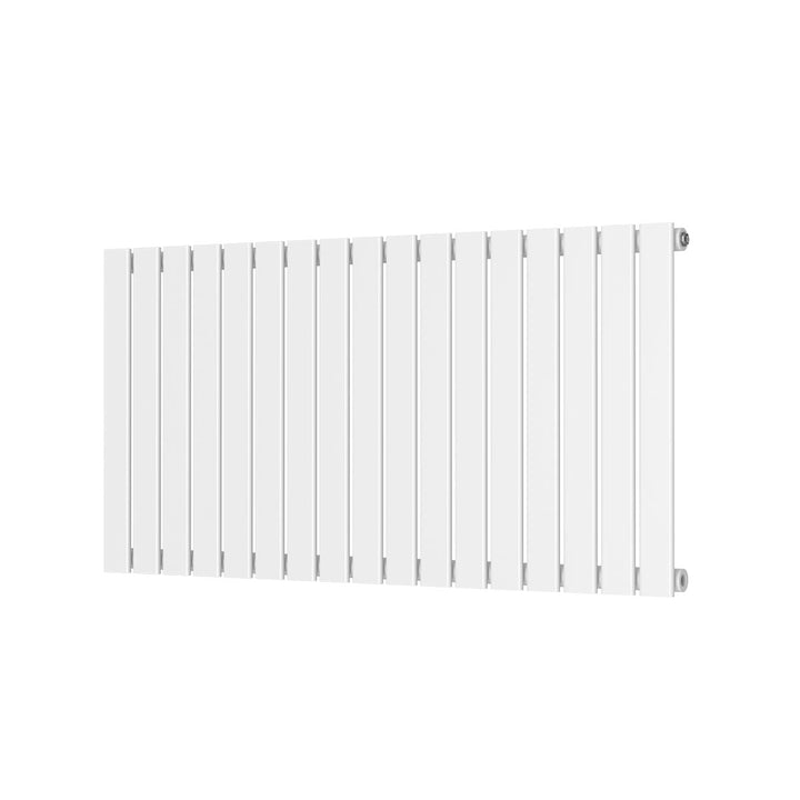 Alonso Single Horizontal 600mm x 1158mm Designer Radiator - White