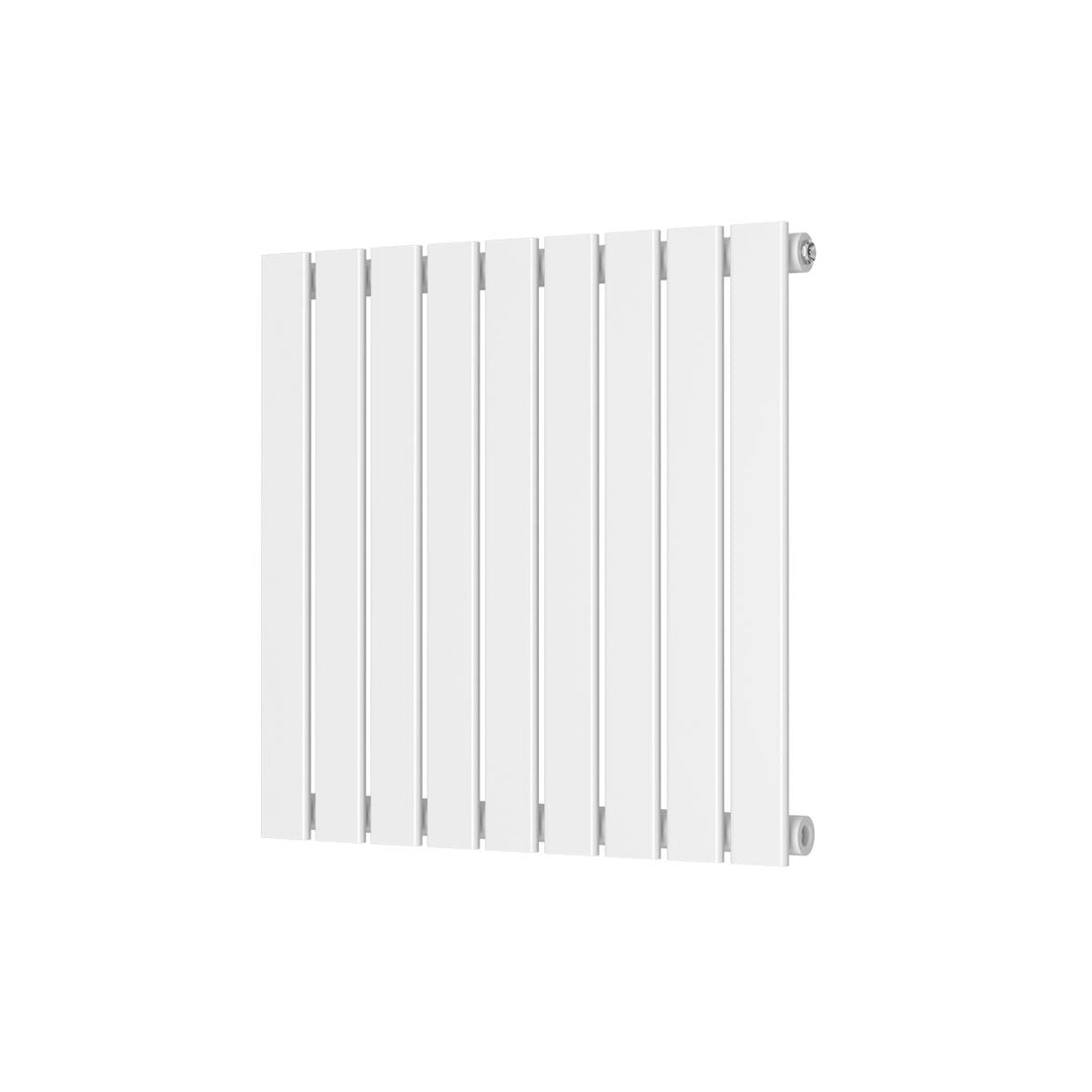 Alonso Single Horizontal 600mm x 614mm Designer Radiator - White