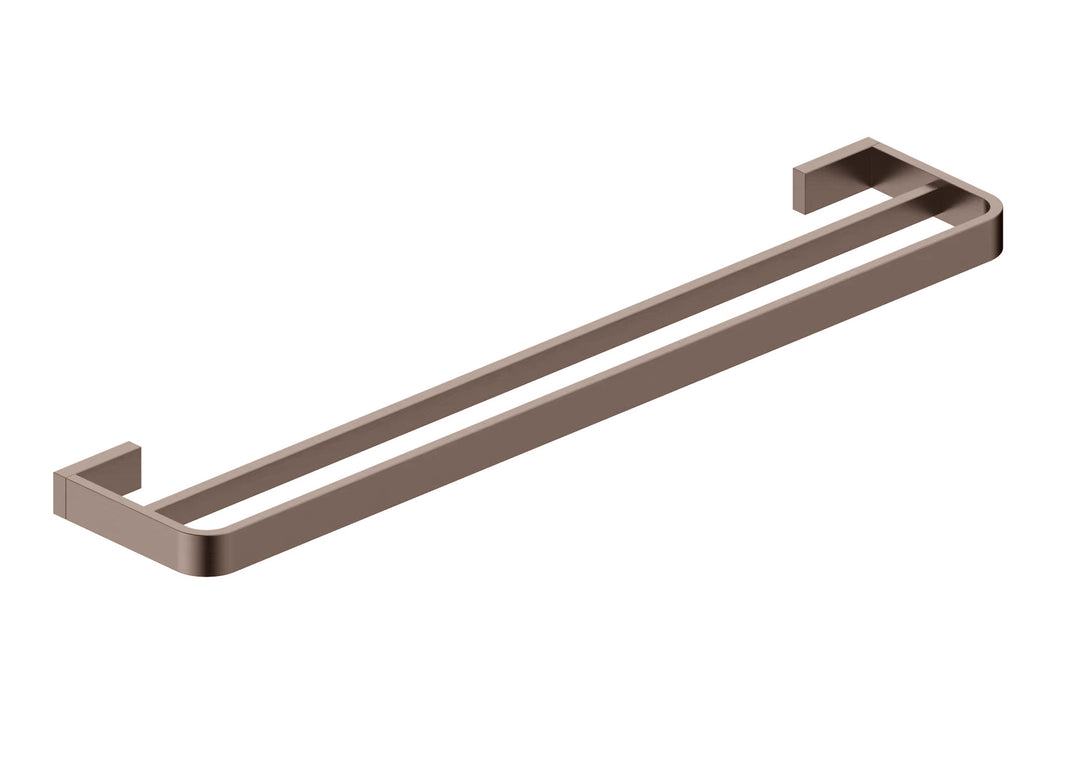 Eliseo Ricci Exclusiv Brushed Bronze Double Towel Rail