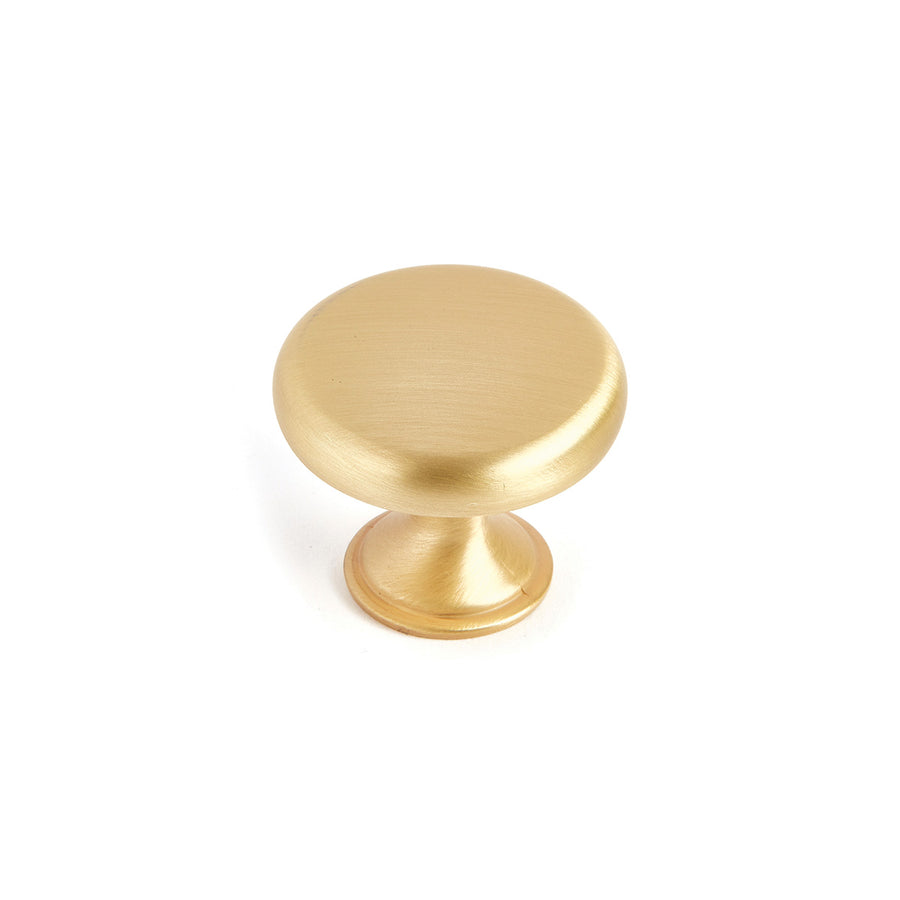 Harrogate Traditional Knob Handle - Brushed Brass