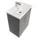 Austin 600mm 2 Door Floor Standing Vanity Unit & Basin - Anthracite