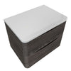 Baltimore 600mm Wall Mounted Vanity Unit & Worktop - Chestnut