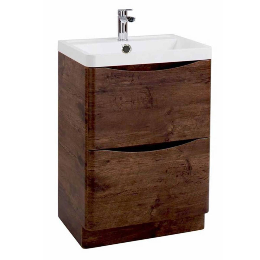 Baltimore 500mm WC Unit - Chestnut