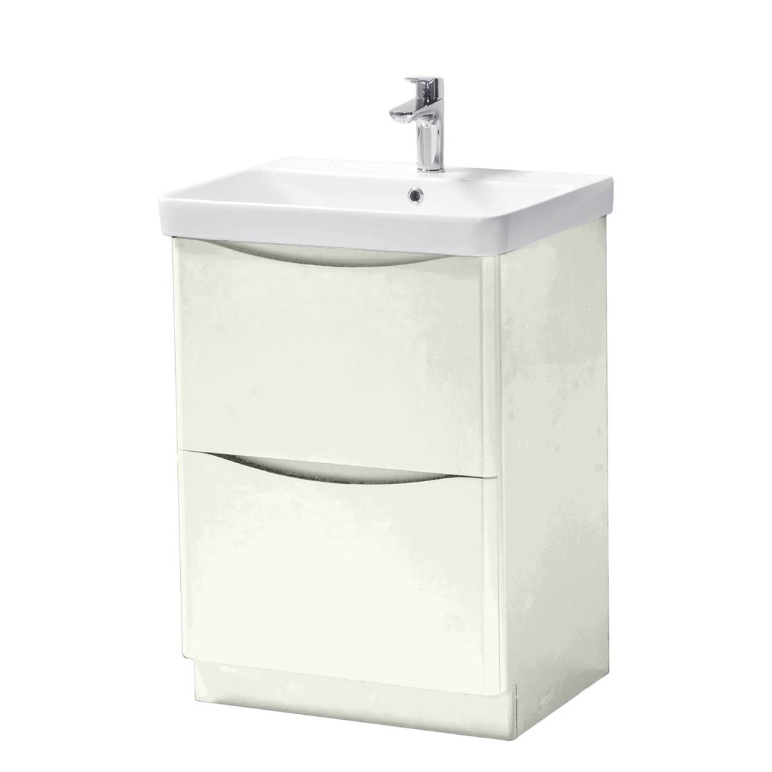 Happi 600mm Floor Standing Vanity Unit &amp; Basin - Joanna