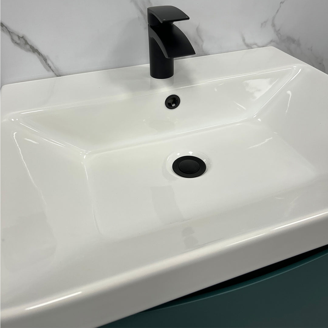 Happi 600mm Wall Hung Vanity Unit &amp; Basin - Goblin