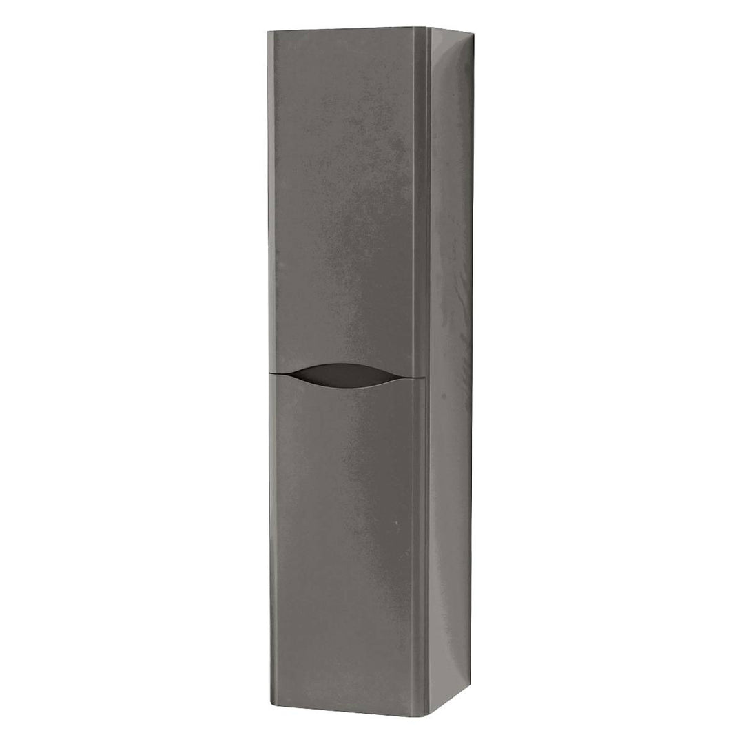 Happi Wall Hung Tall Storage Unit - Basalt 
