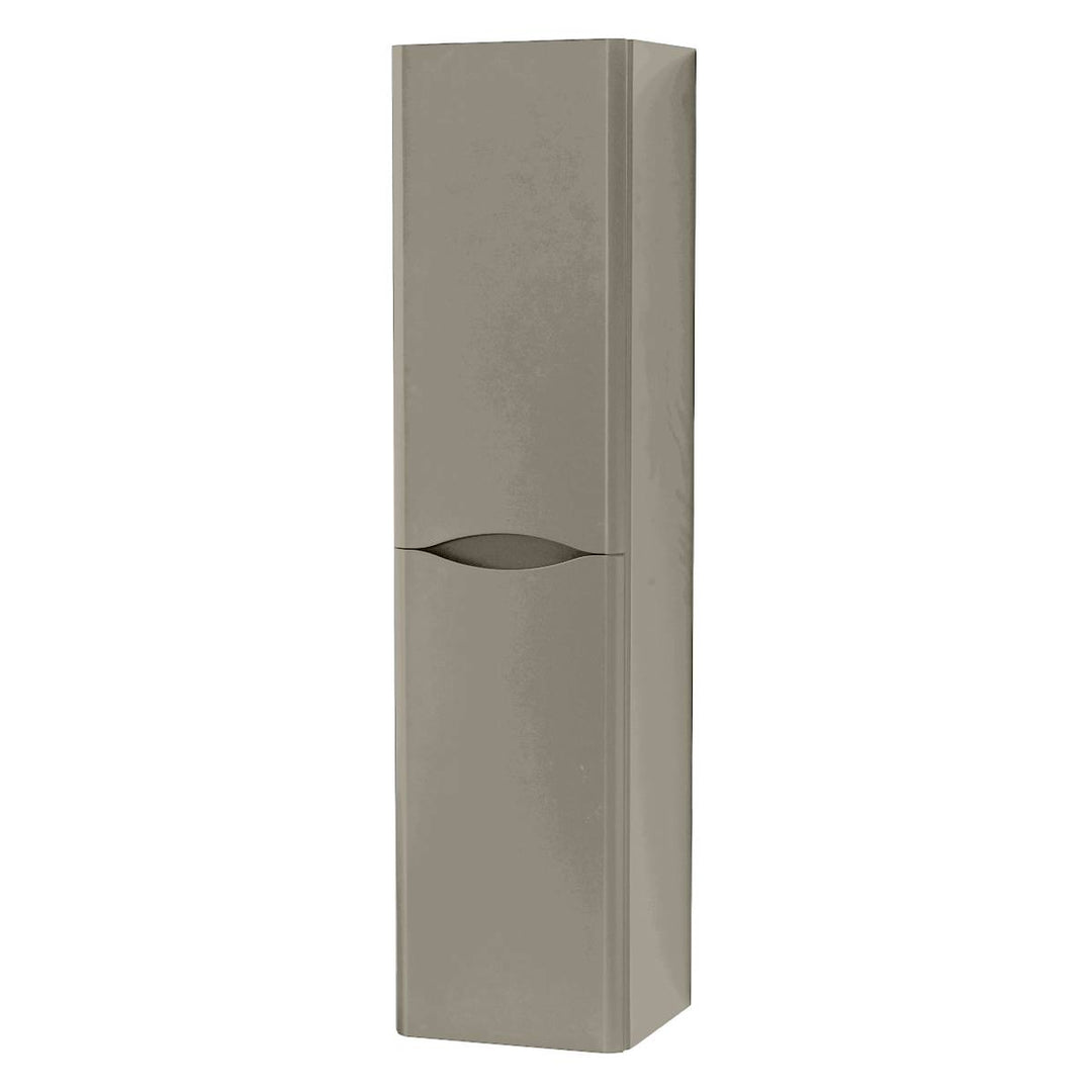 Happi Wall Hung Tall Storage Unit - Lead Colour