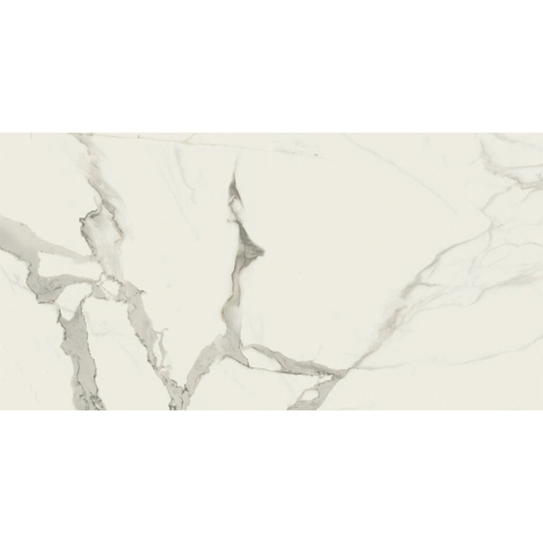 Statuario Natural 60 x 120cm Rectified Porcelain Tile- 1.44 sqm per box