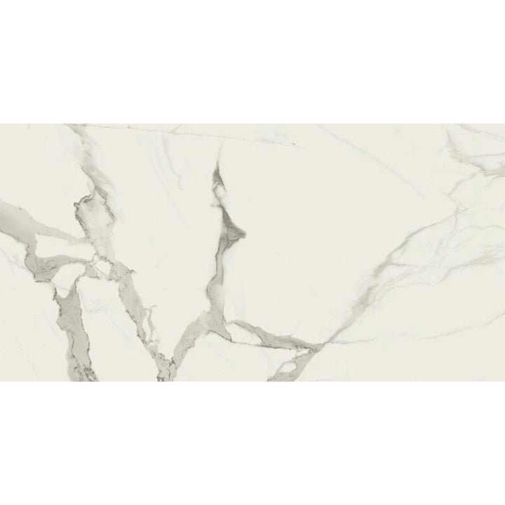 Statuario Natural 60 x 120cm Rectified Porcelain Tile- 1.44 sqm per box