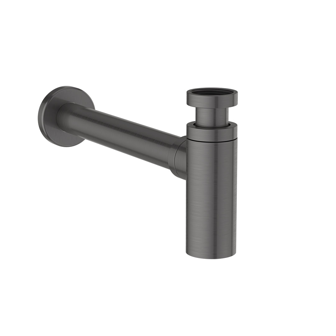 Eliseo Ricci Minimalist Exposed Bottle Trap - Gunmetal