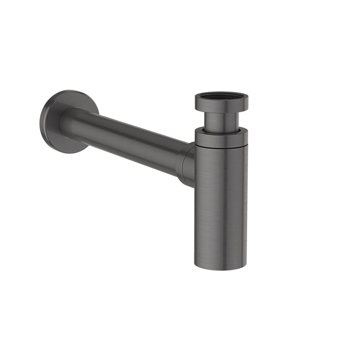 Eliseo Ricci Minimalist Exposed Bottle Trap - Gunmetal