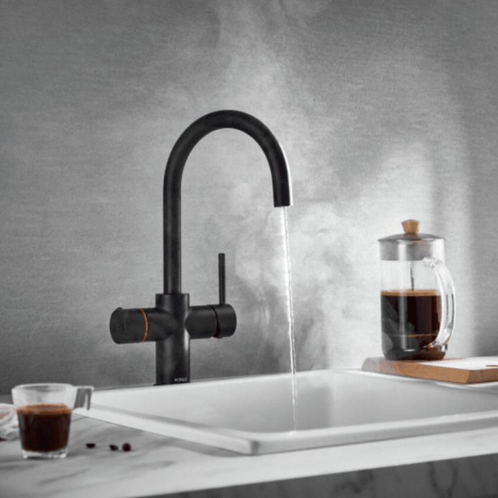 3 in 1 Boiling Water Tap U Spout - Black