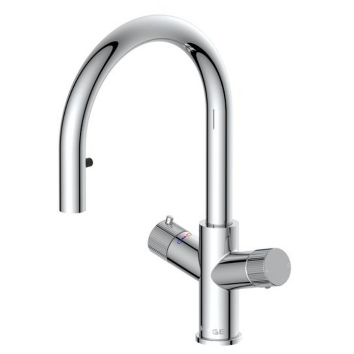 4 in 1 Boiling Water Tap Pull Out U Spout - Chrome