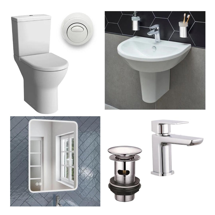 Vitra Toilet &amp; Basin Chrome Bundle