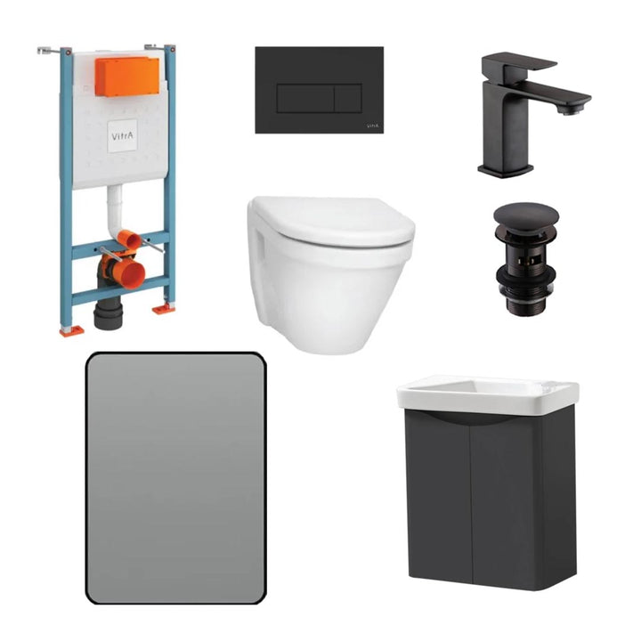 Vitra S50 Wall Hung Toilet &amp; Vanity Bundle