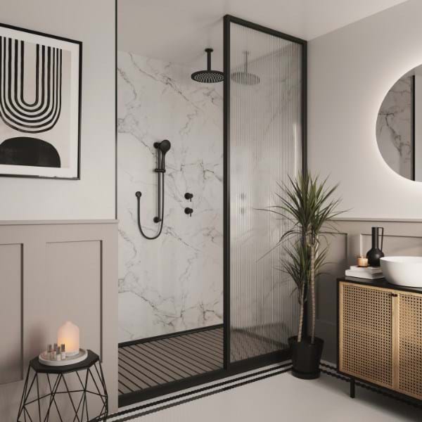 Multipanel Pure Collection White Grey 1200mm Tongue &amp; Groove Panel