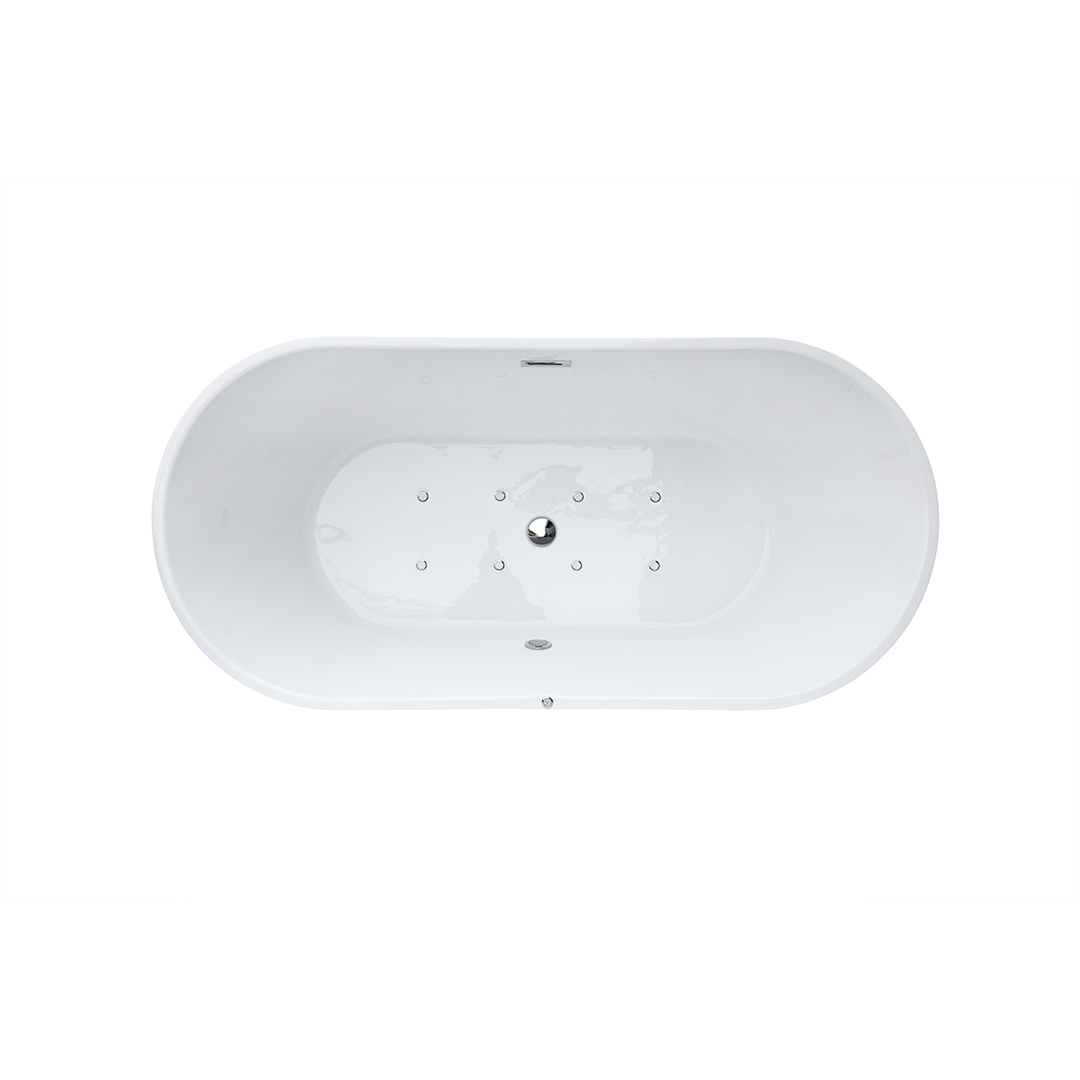 Viktor Benson Cancun Freestanding Bath 1700 x 800 x 600mm with Air Jets