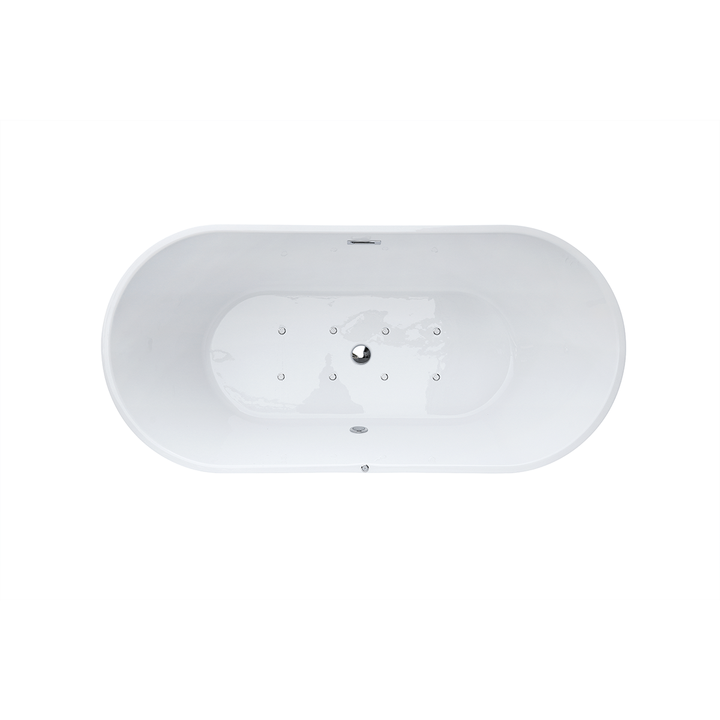Viktor Benson Cancun Freestanding Bath 1700 x 800 x 600mm with Air Jets