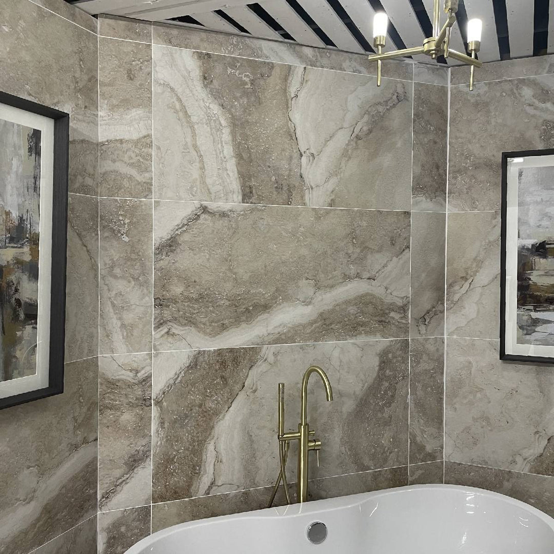 Caracalla Beige 60 x 120cm Porcelain Tile - 1.44sqm perbox