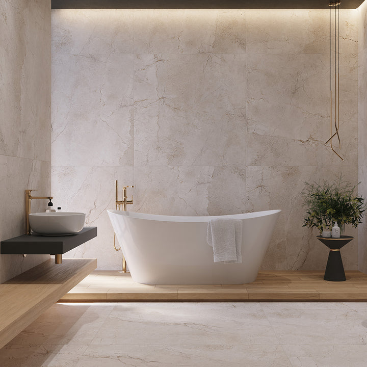 Climber Rock Beige Matt (GPT1136) 59.8 x 119.8mm Rectified Porcelain Tile - 1.43sqm perbox