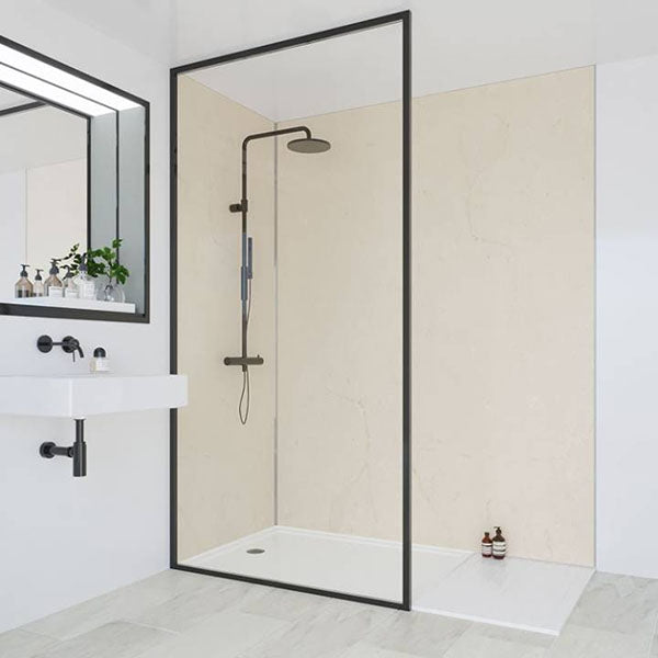 Multipanel Classic Collection Marfil Cream 1200mm Premier Shower Panel
