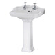 Legend Traditional 2 Tap Hole Basin & Full Pedestal
