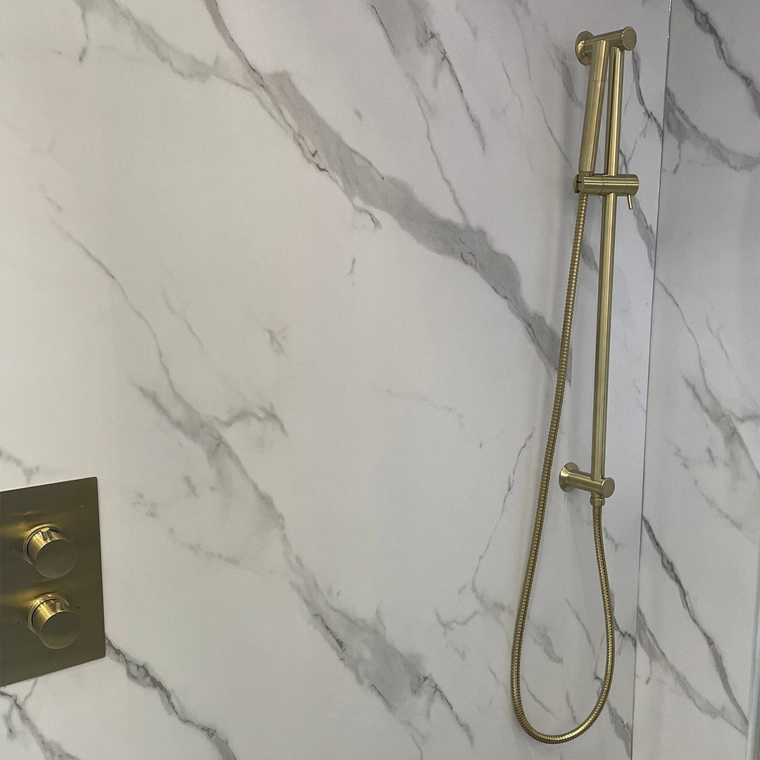Lusso Panel Calacatta Marble 1m Single Panel