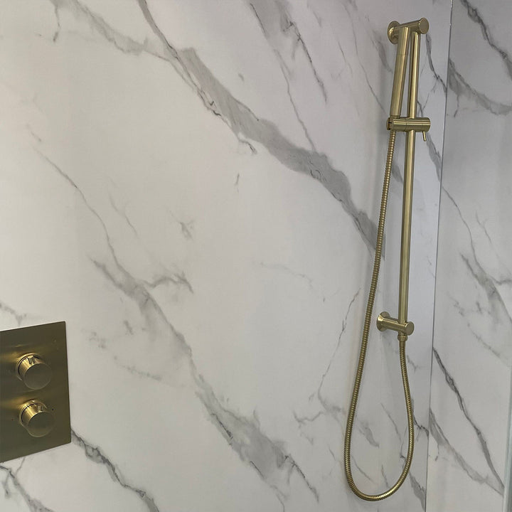 Lusso Panel Calacatta Marble 1m Single Panel