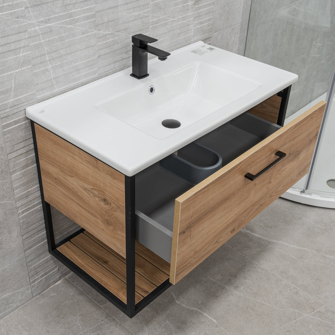 Croft 850mm Wall Hung Unit and Basin