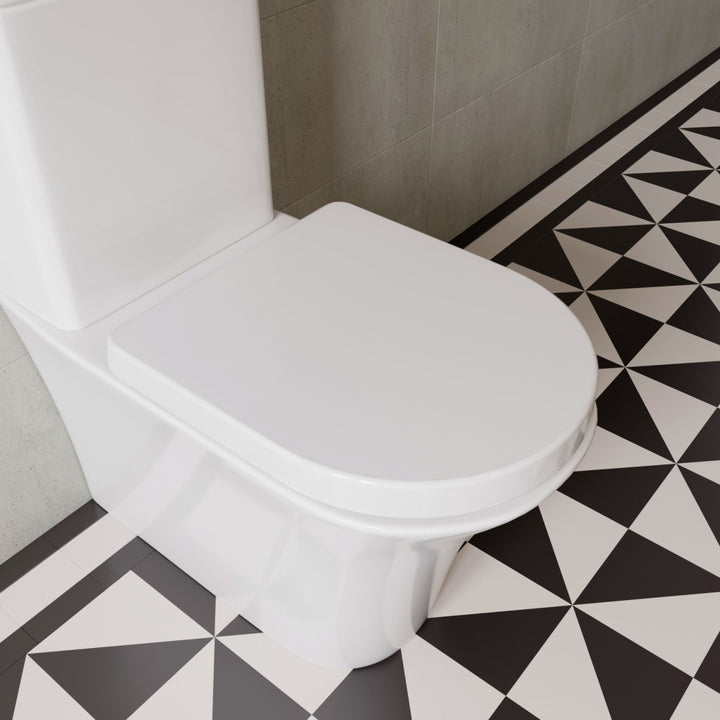 Croydex Eyre Toilet Seat with Soft Close and Quick Release